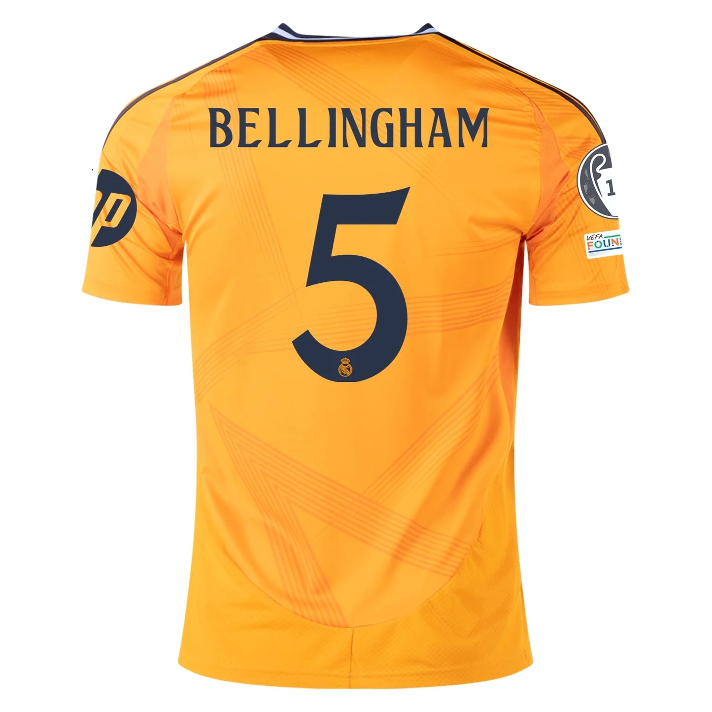 Camisa Real Madrid Bellingham Champions League 24/25 Casa Visita Slim Fit