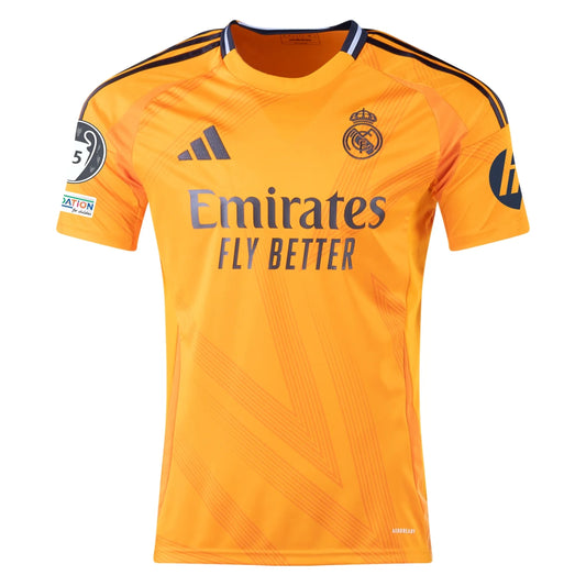 Camisa Real Madrid Bellingham Champions League 24/25 Casa Visita Slim Fit